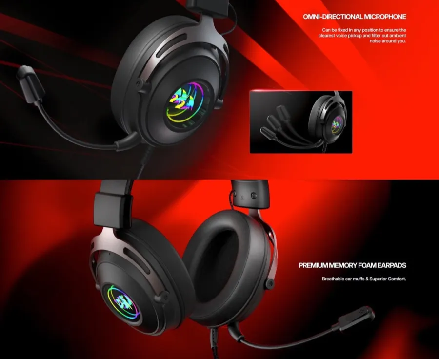T908 RGB Gaming Headset — photo 3